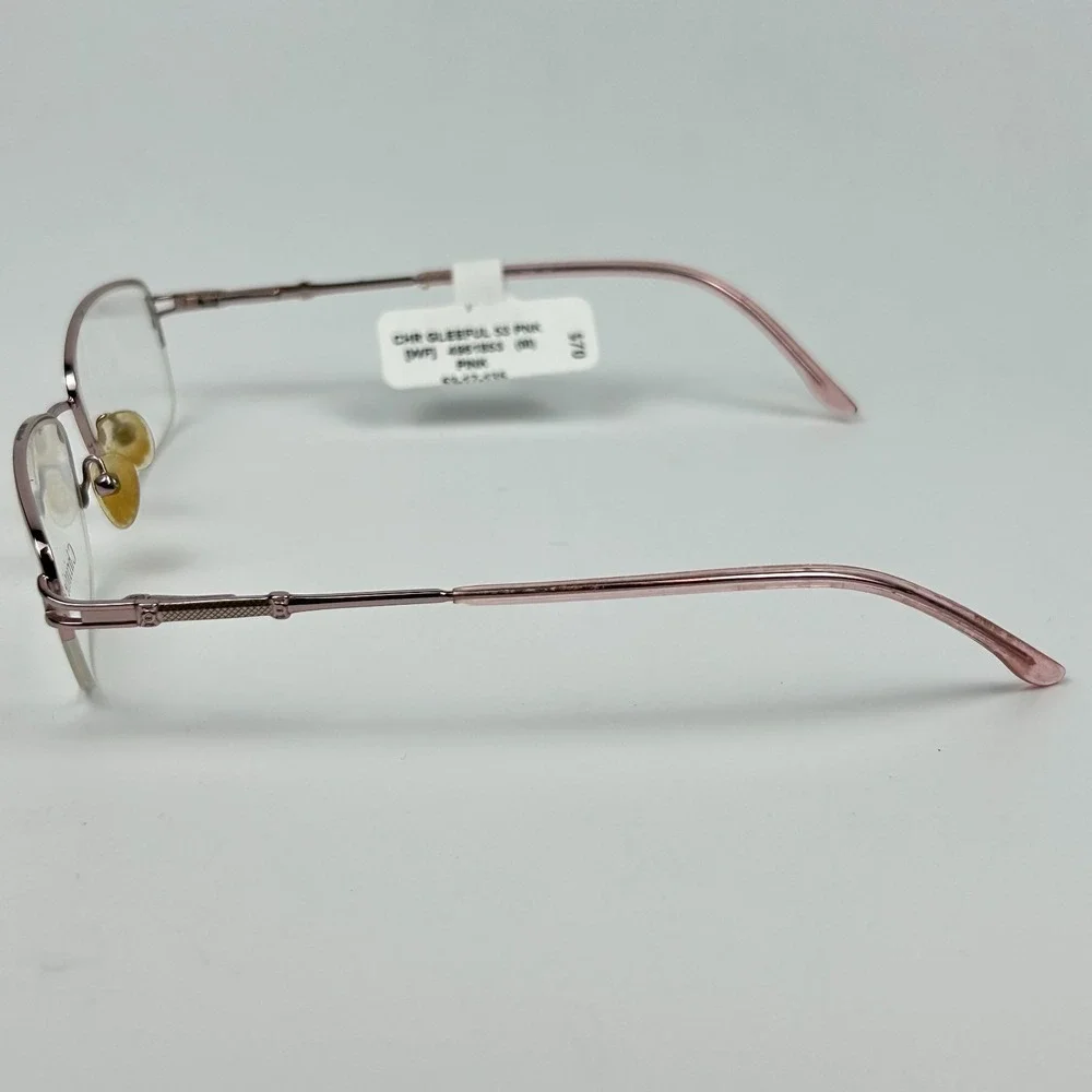 Christie Brinkley Womens Eyeglasses Frame Gleeful Pink Cat Eye 53-17-135 mm